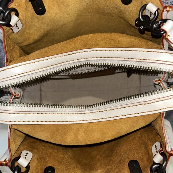 Coach Rogue 25 Bag Bejeweled Chalk RG-20315 NWOT - Picture 5 of 6